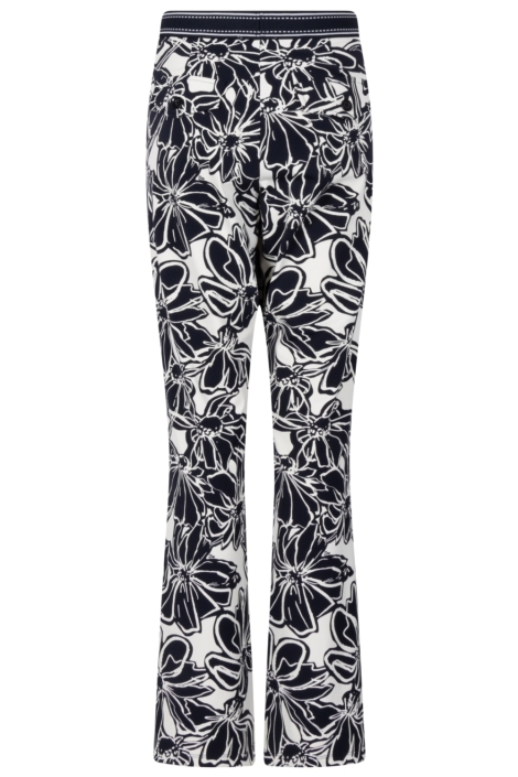 Zoso blauwe dames broek | Achteraanzicht