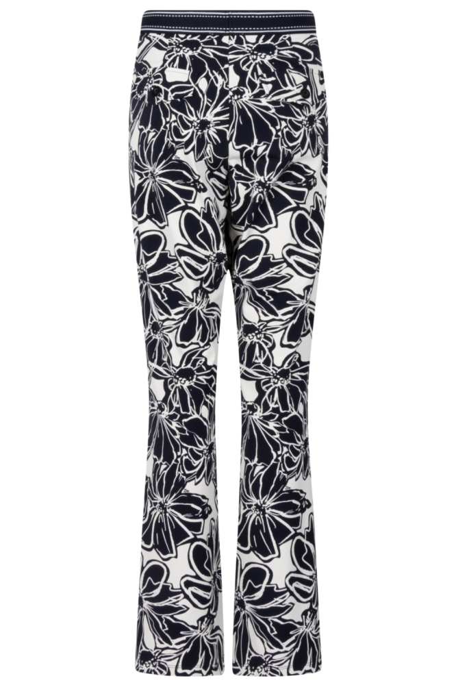 Zoso blauwe dames broek | Achteraanzicht