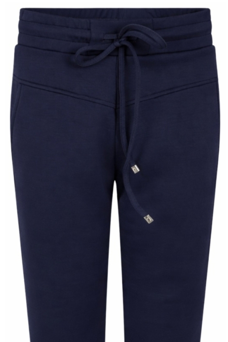 Zoso blauwe dames broek | Close up