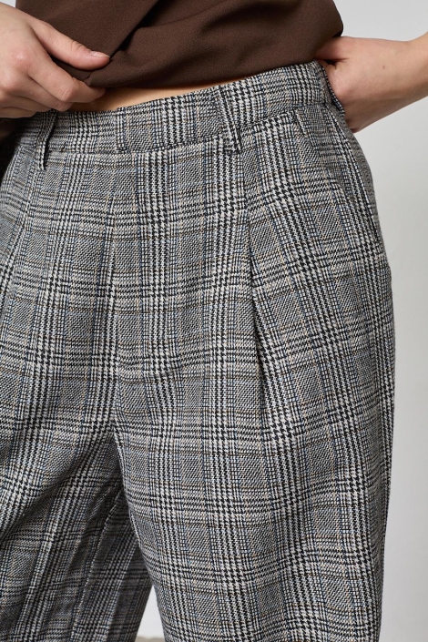 SisterS point grijze dames broek | Close up