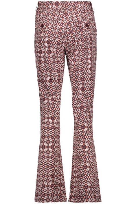 Zoso bordeaux dames broek | Achteraanzicht