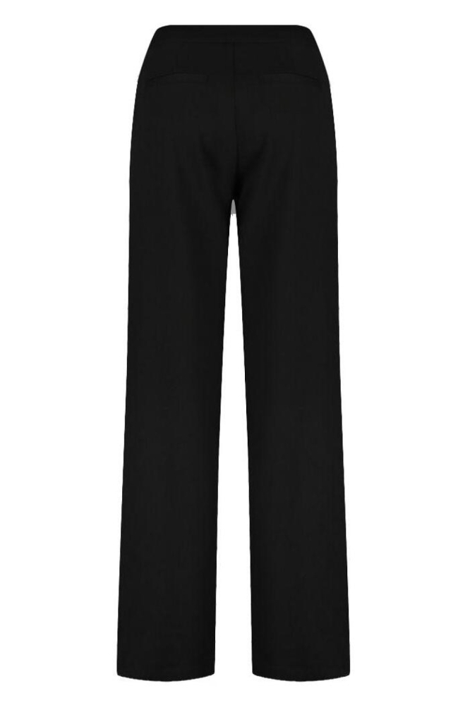 Harper & Yve zwarte dames broek | Achteraanzicht