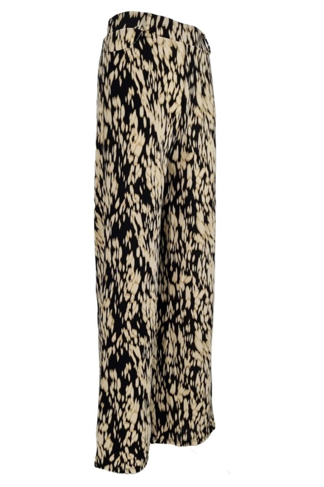 FOS Amsterdam camel dames broek | Zijaanzicht