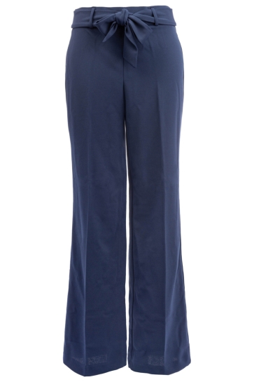 NED Broek CASPER CREPE WOVEN ELASTAN 26S2 U245 01 MARINE