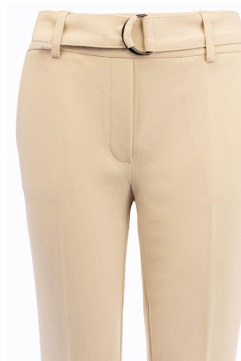 NED beige dames broek | Close up