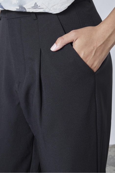 SisterS point zwarte dames broek | Close up