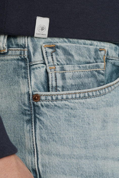 Cast Iron blauwe heren jeans | Kleurstaal