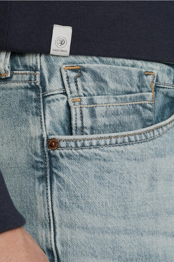 Cast Iron blauwe heren jeans | Kleurstaal