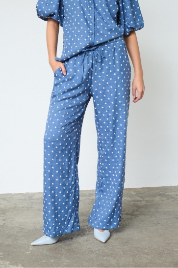 SisterS point Broek ELLA PA50 19445 BLUE FLOWER