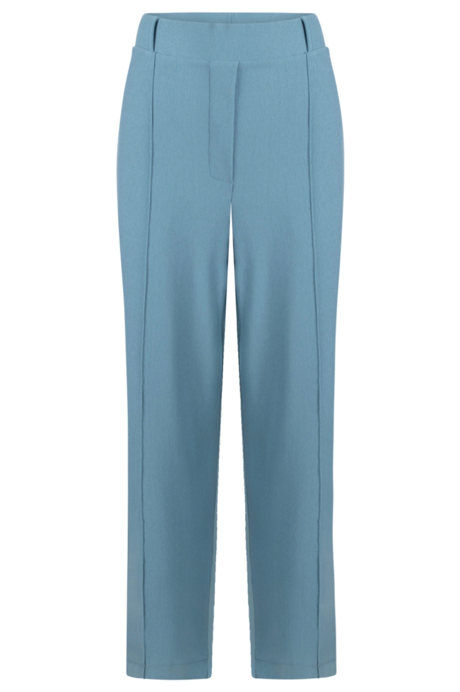 Juffrouw Jansen blauwe dames broek | Vooraanzicht