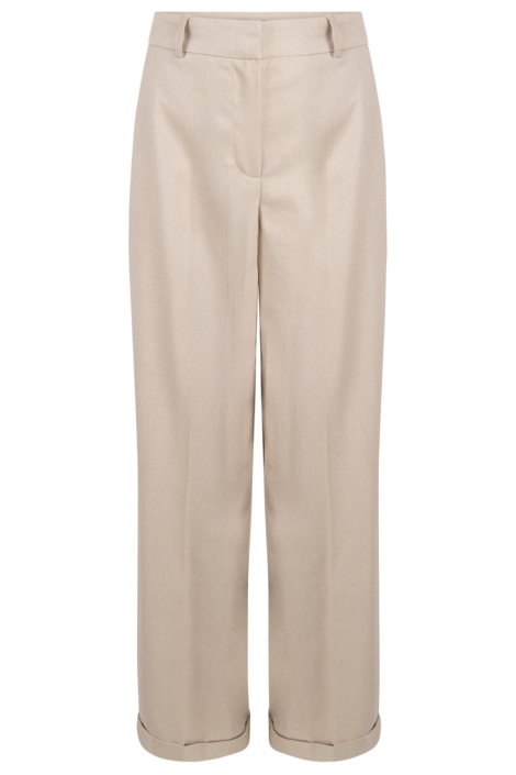 Juffrouw Jansen zand dames broek | Vooraanzicht