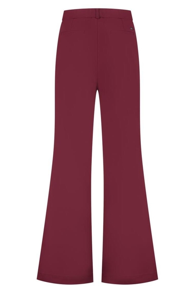 Lady Day bordeaux dames broek | Achteraanzicht