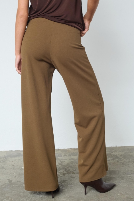SisterS point bruine dames broek | Model achteraanzicht