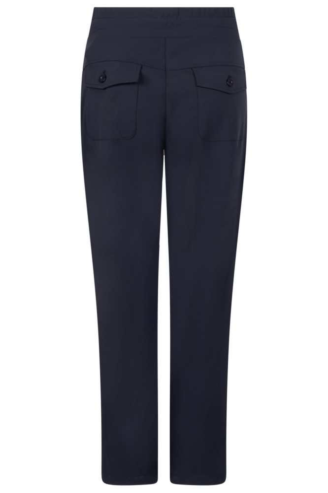 Zoso blauwe dames broek | Achteraanzicht