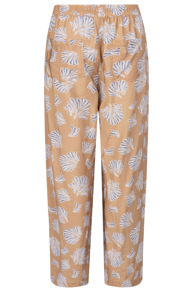 Zoso camel dames broek | Achteraanzicht