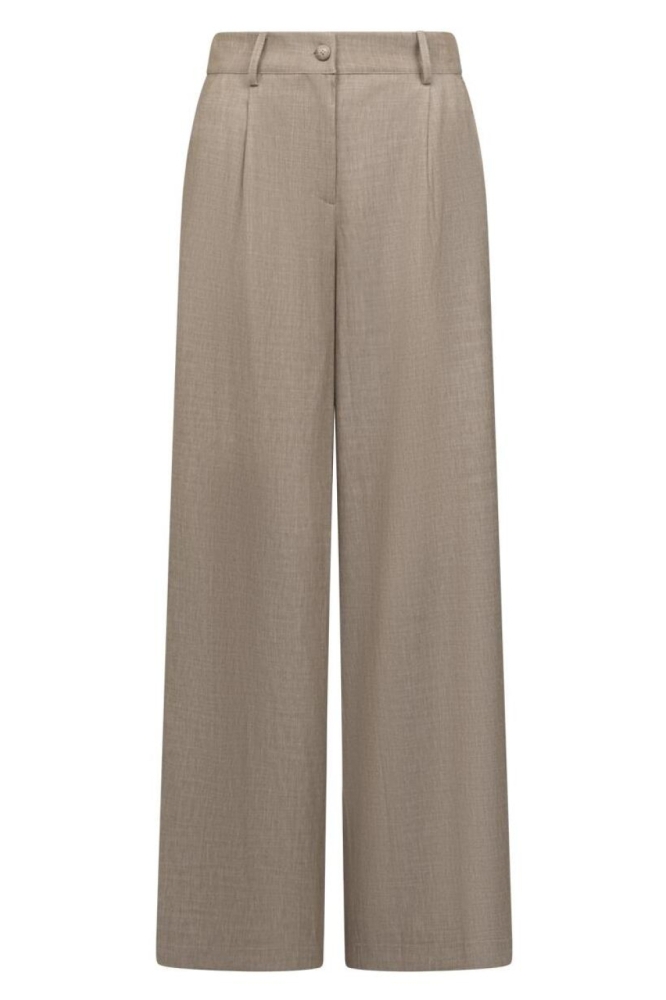 Kimara bruine dames broek | Vooraanzicht