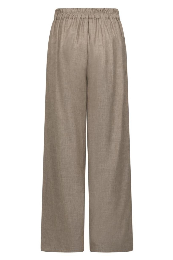 Kimara bruine dames broek | Achteraanzicht