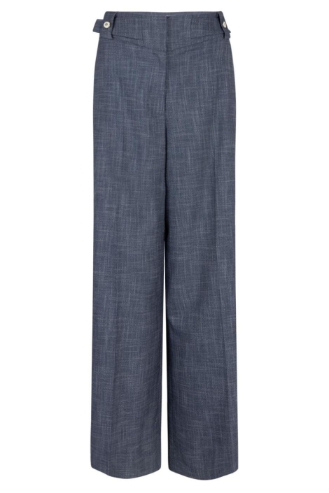 Aaiko blauwe dames broek | Vooraanzicht