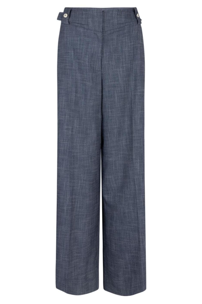 Aaiko blauwe dames broek | Vooraanzicht