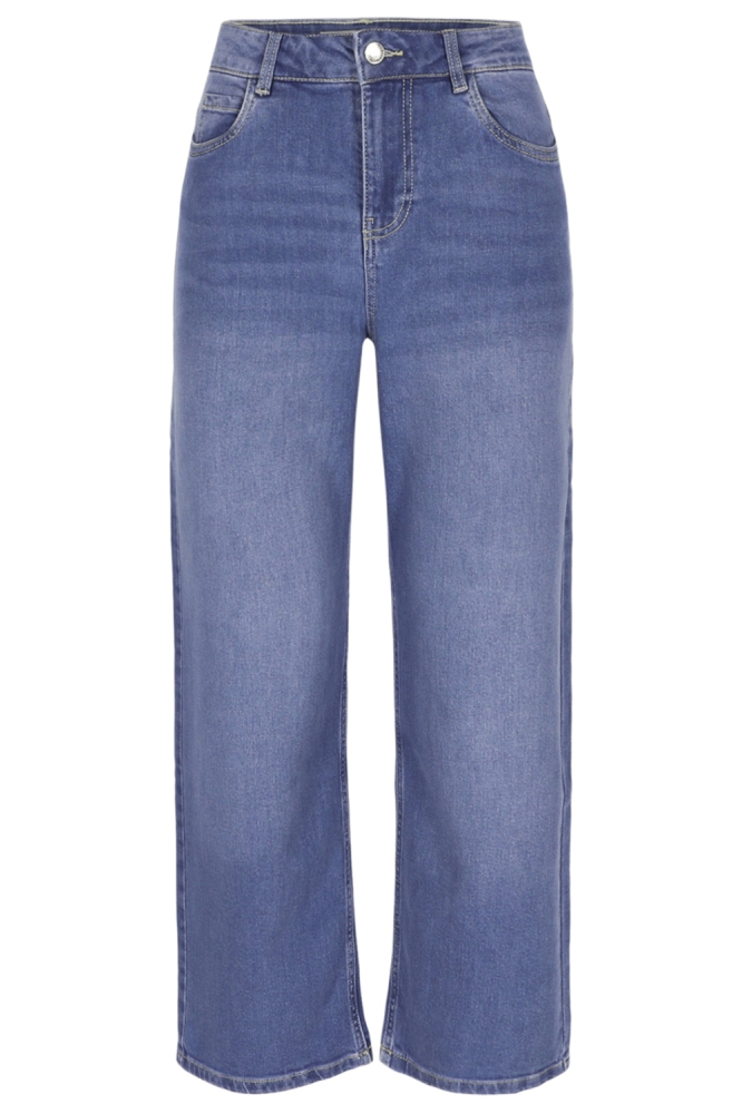 LolaLiza blauwe dames jeans | Vooraanzicht