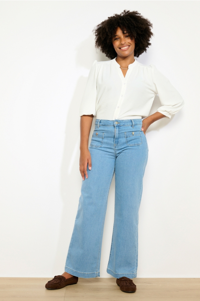 LolaLiza blauwe dames jeans | Model