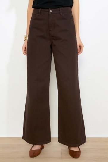 LolaLiza Broek P WIDECO 2 06004708 Chocolade bruin