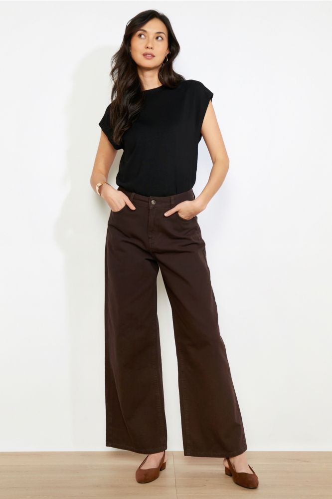 LolaLiza bruine dames broek | Model