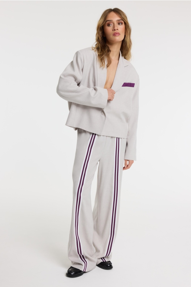 Refined Department grijze dames broek | Model