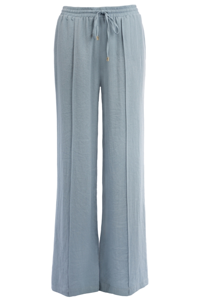 NED blauwe dames broek | Vooraanzicht