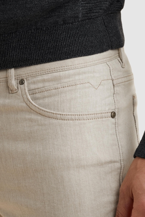 Vanguard beige heren jeans | Close up