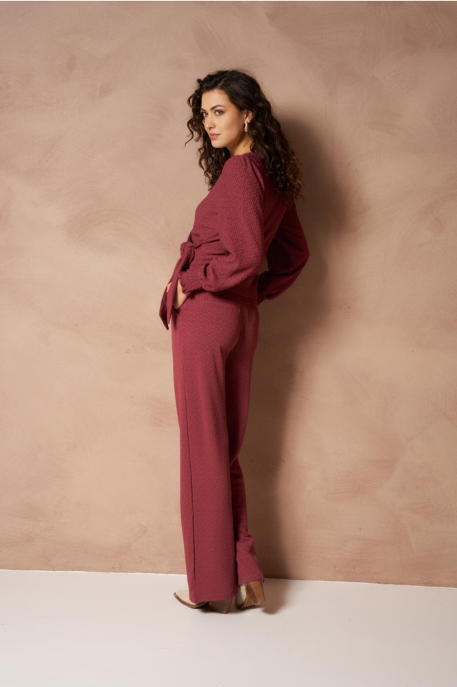 Lofty Manner rode dames broek | Model