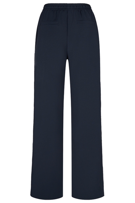 Lofty Manner blauwe dames broek | Achteraanzicht