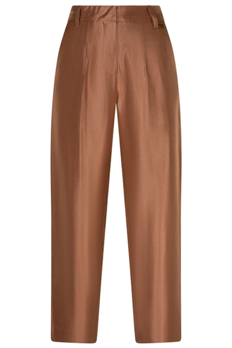 Lofty Manner camel dames broek | Vooraanzicht