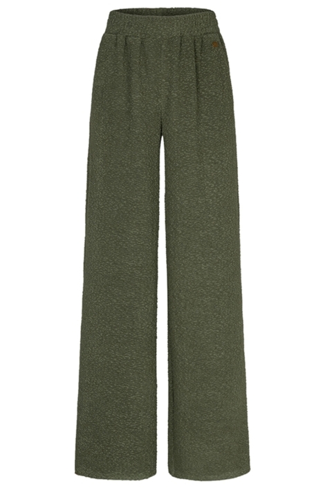 Lofty Manner groene dames broek | Vooraanzicht