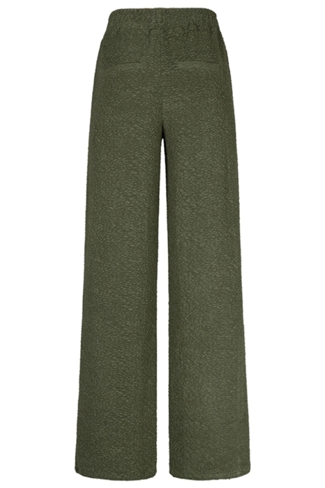 Lofty Manner groene dames broek | Achteraanzicht