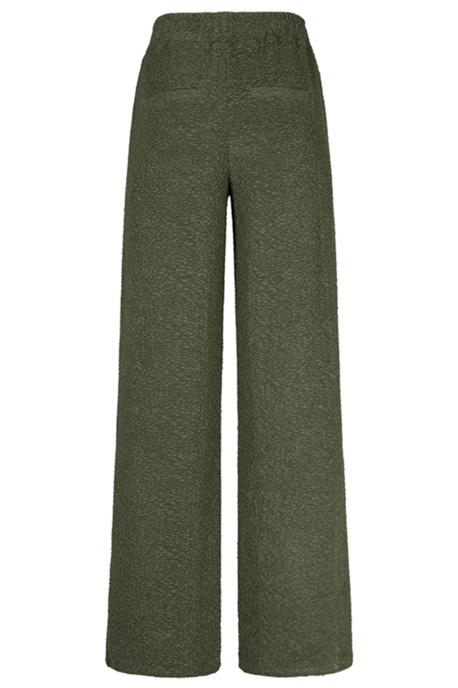 Lofty Manner groene dames broek | Achteraanzicht