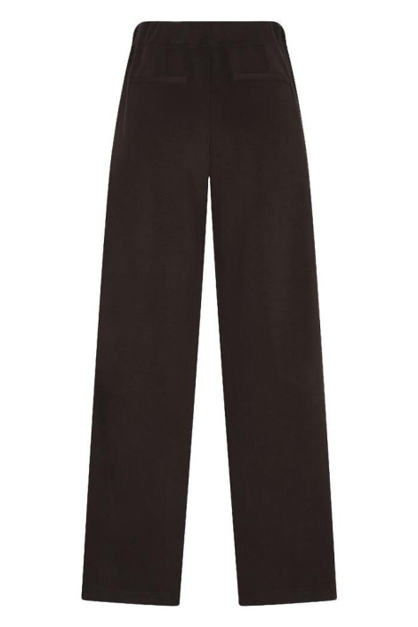 EsQualo bruine dames broek | Achteraanzicht