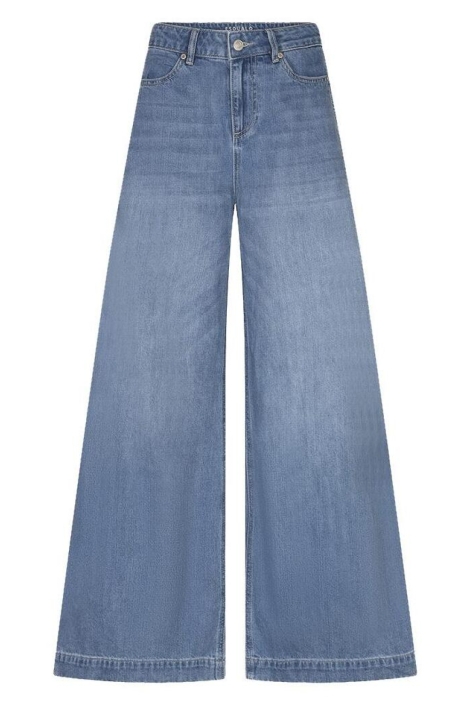 EsQualo blauwe dames jeans | Vooraanzicht