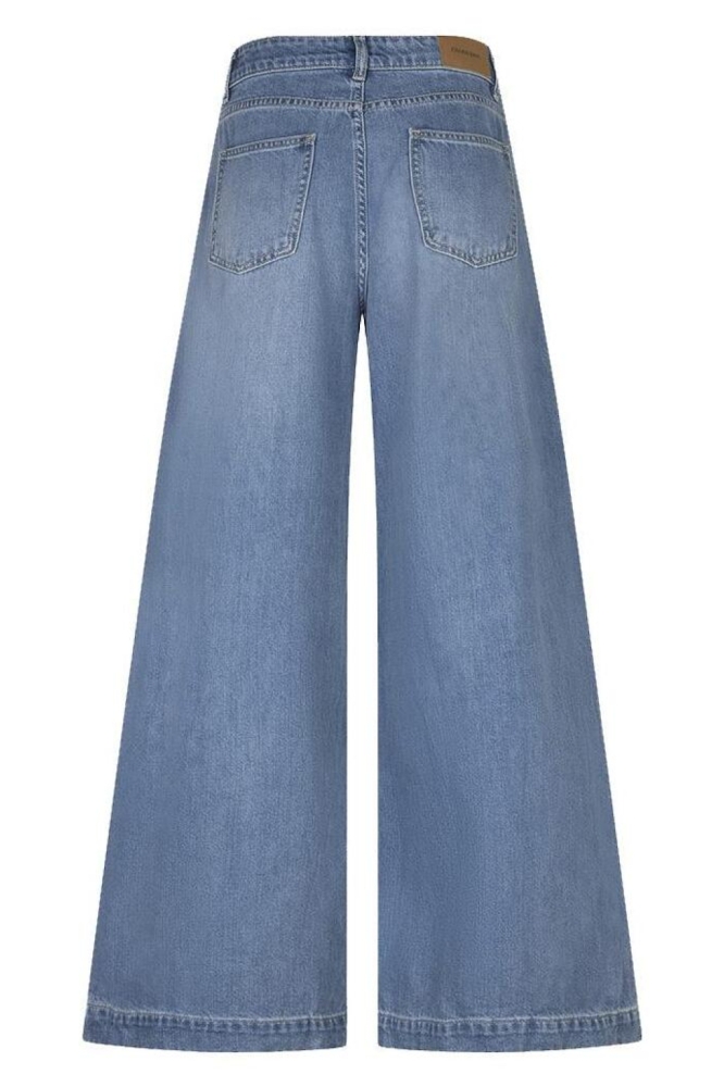 EsQualo blauwe dames jeans | Achteraanzicht