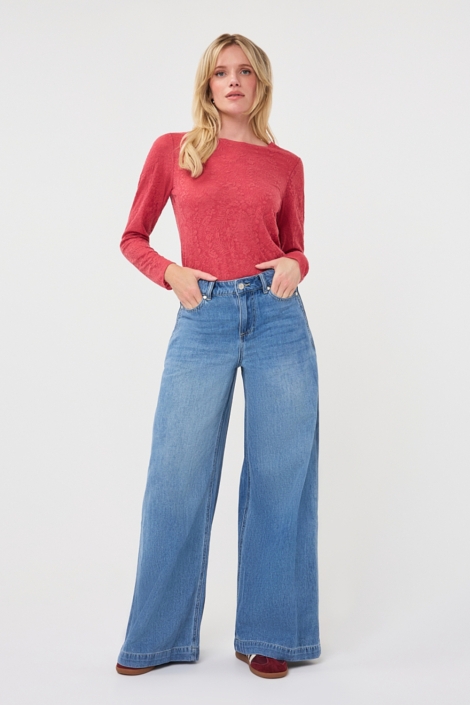 EsQualo blauwe dames jeans | Model