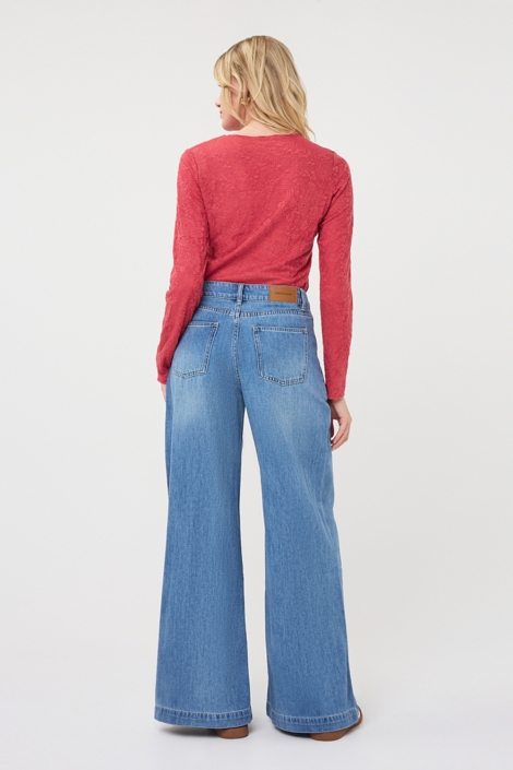 EsQualo blauwe dames jeans | Model