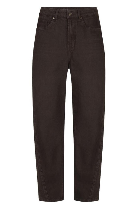 EsQualo bruine dames jeans | Vooraanzicht
