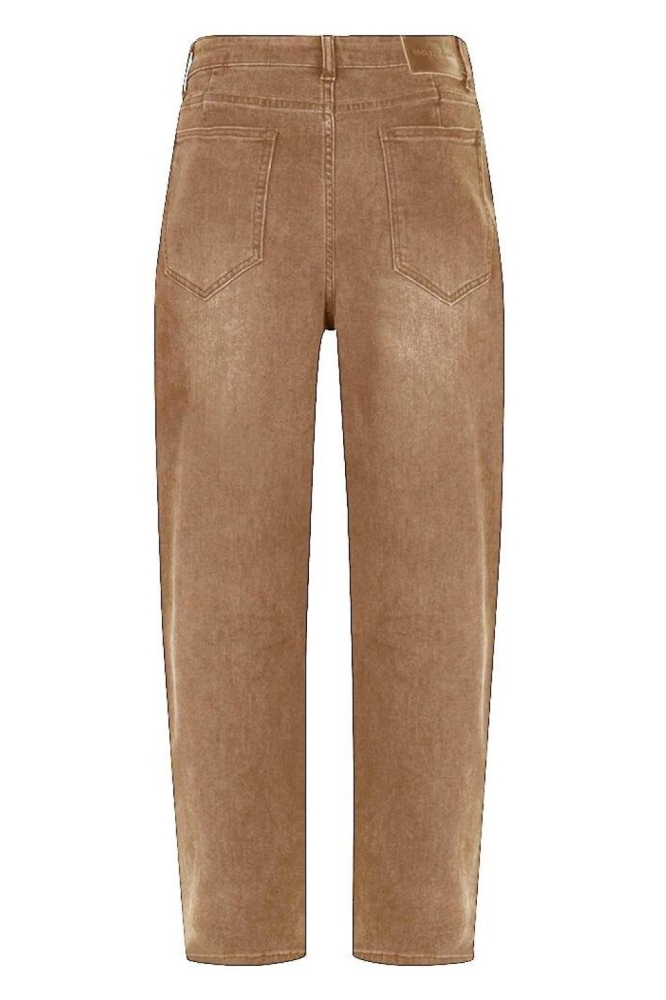 EsQualo camel dames jeans | Achteraanzicht