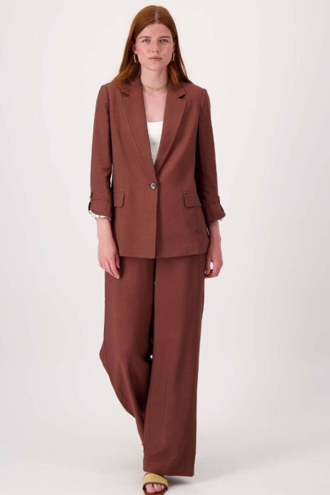 Zusss bruine dames broek | Model