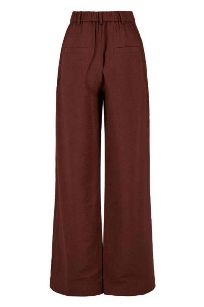 Zusss bruine dames broek | Achteraanzicht