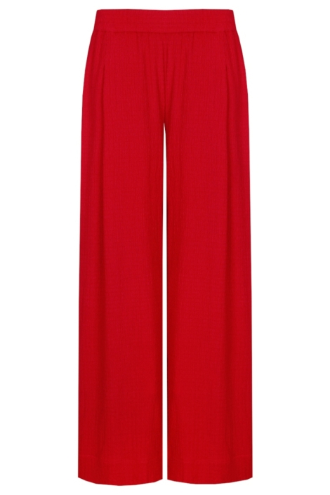 Fluresk blauwe dames broek | Vooraanzicht