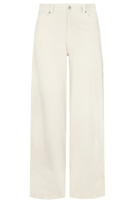 Fluresk beige dames jeans | Vooraanzicht