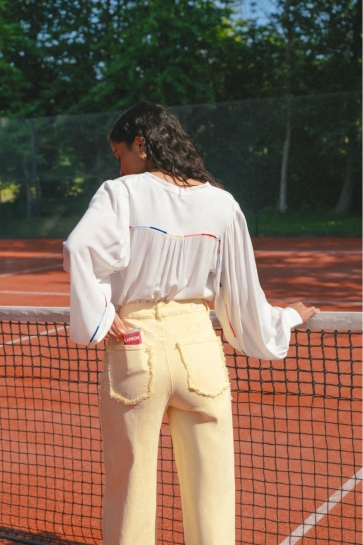 Fluresk Broek VERINA PANTS 26ZNF01 VANILLA