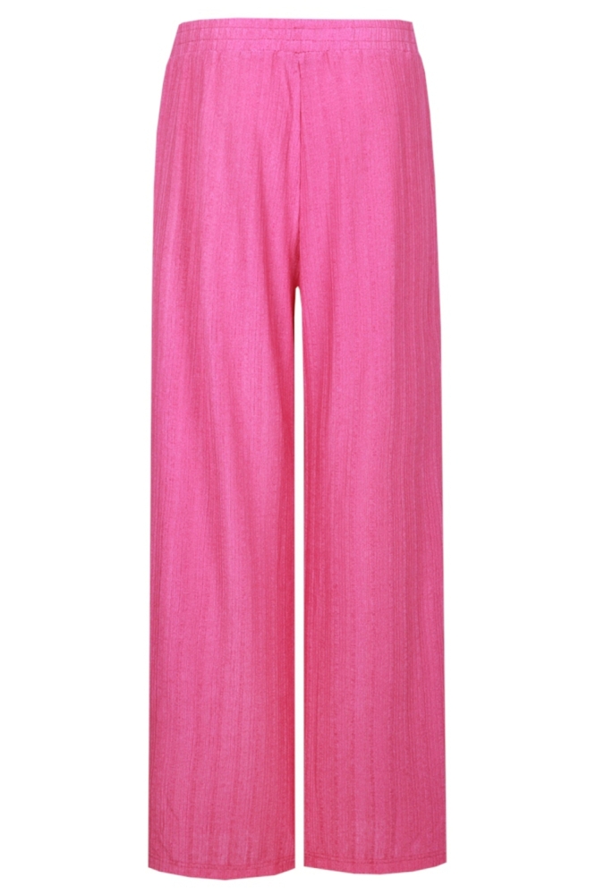 Fluresk roze dames broek | Vooraanzicht