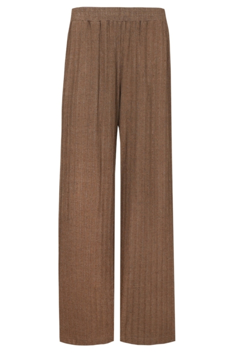 Fluresk bruine dames broek | Vooraanzicht